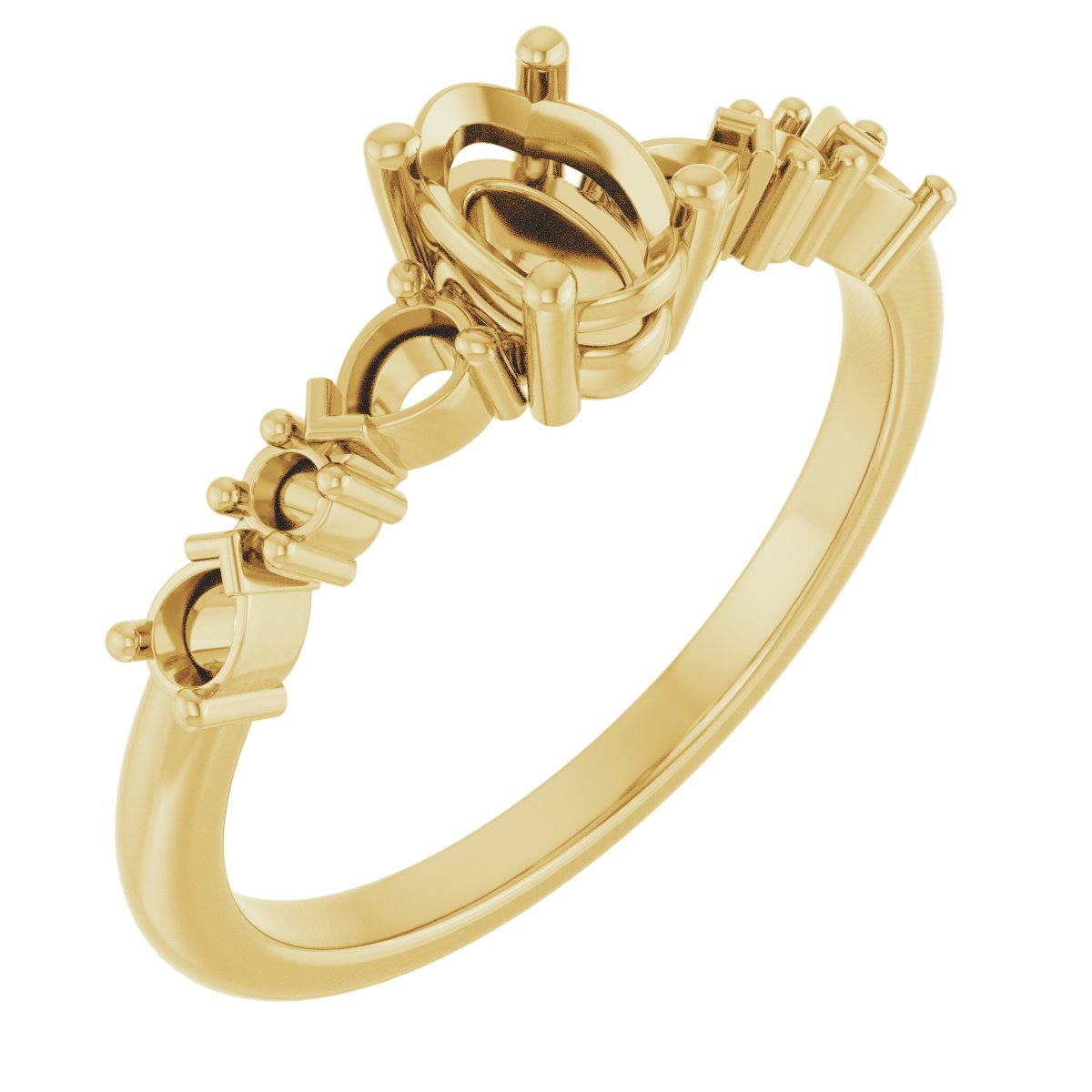 Accented Engagement Ring