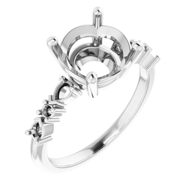 Accented Engagement Ring