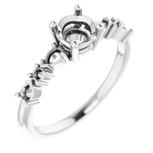 Accented Engagement Ring