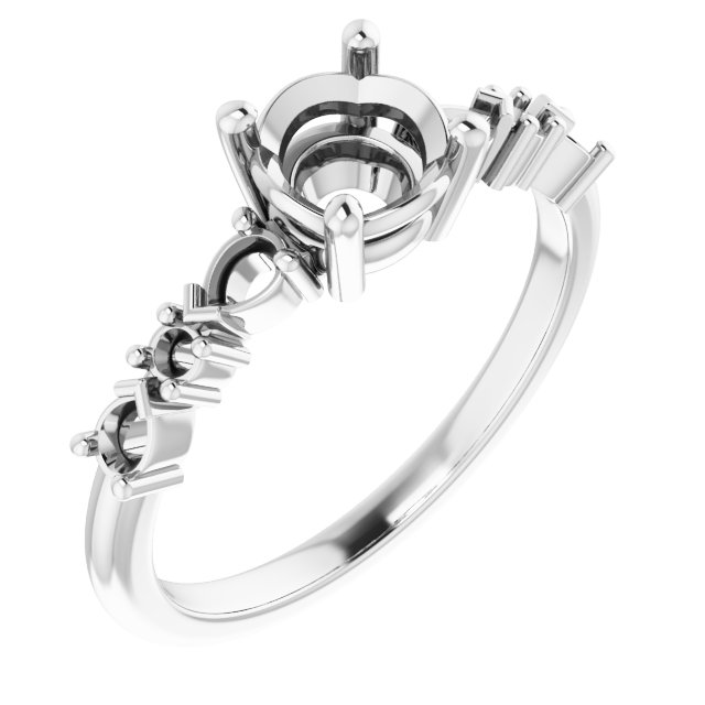 Accented Engagement Ring