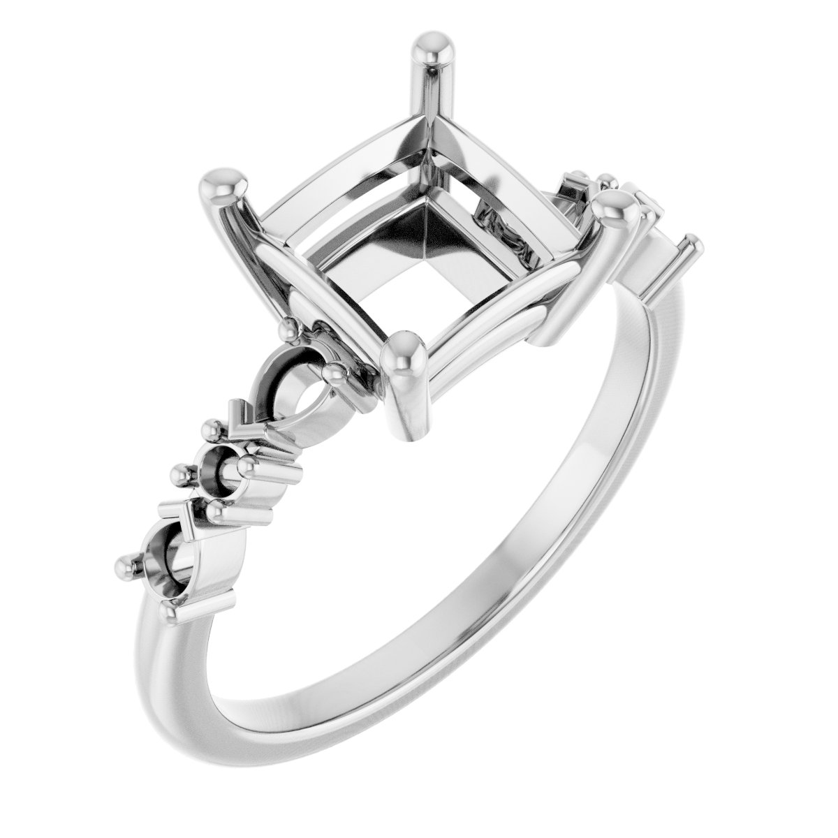 Accented Engagement Ring