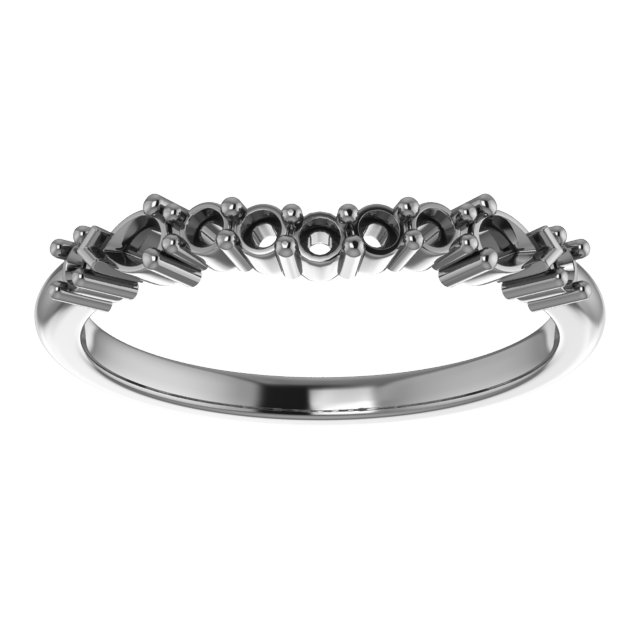 Band Mounting for 5 mm Cushion Ring view 3