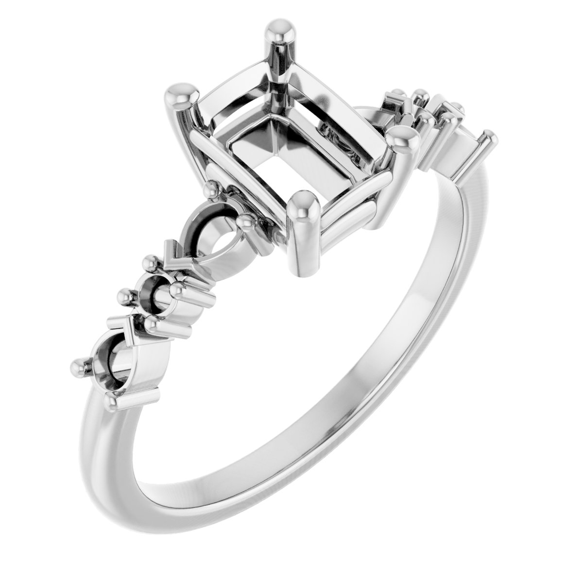 Accented Engagement Ring