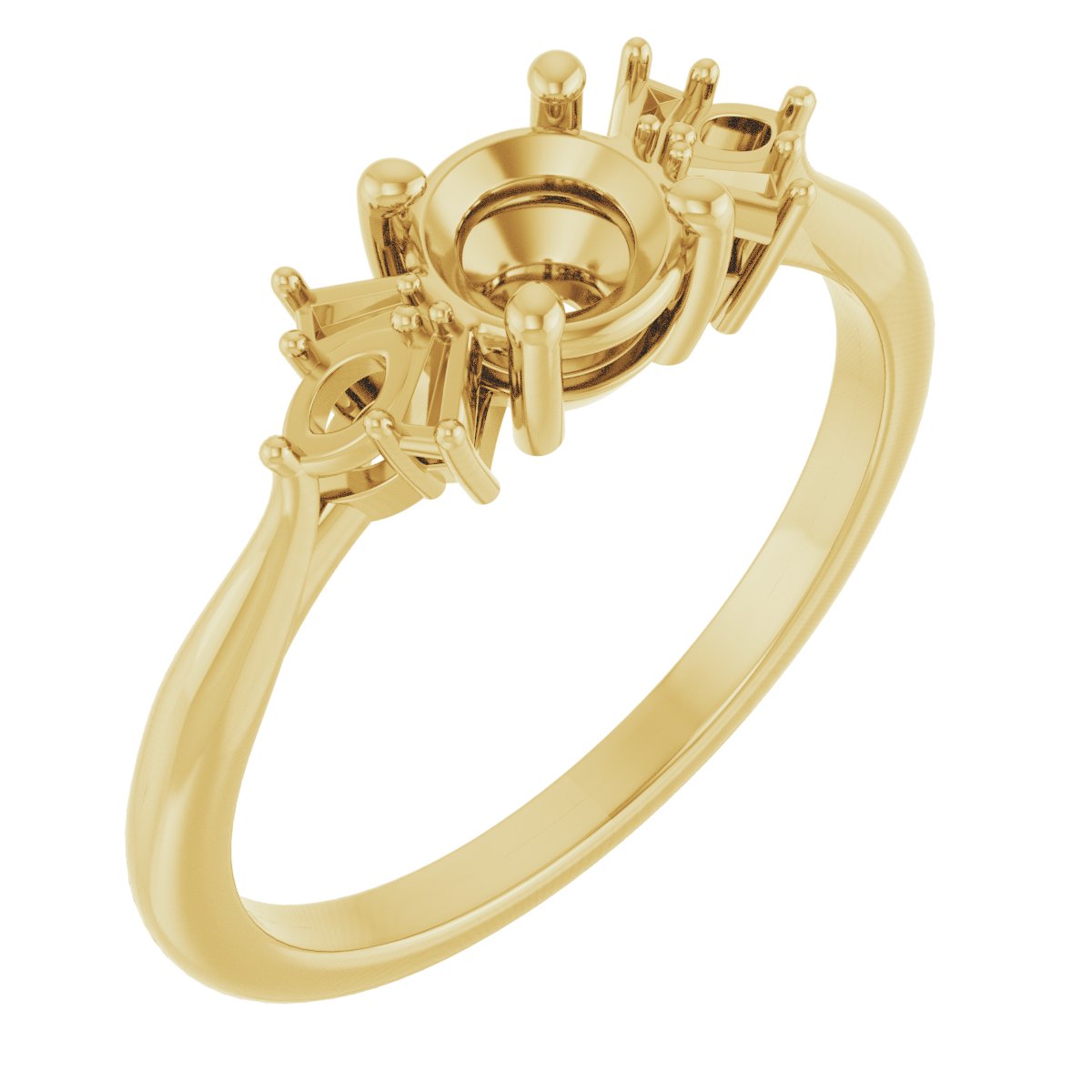 Accented Engagement Ring