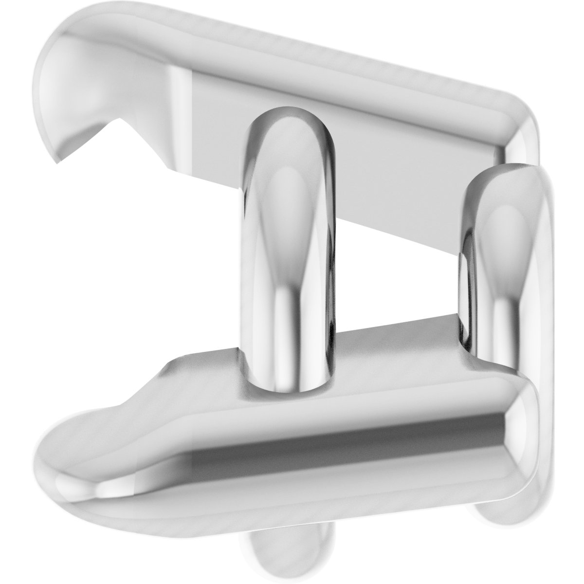 Round 3-Prong Pre-Notched Claw Earring Setting