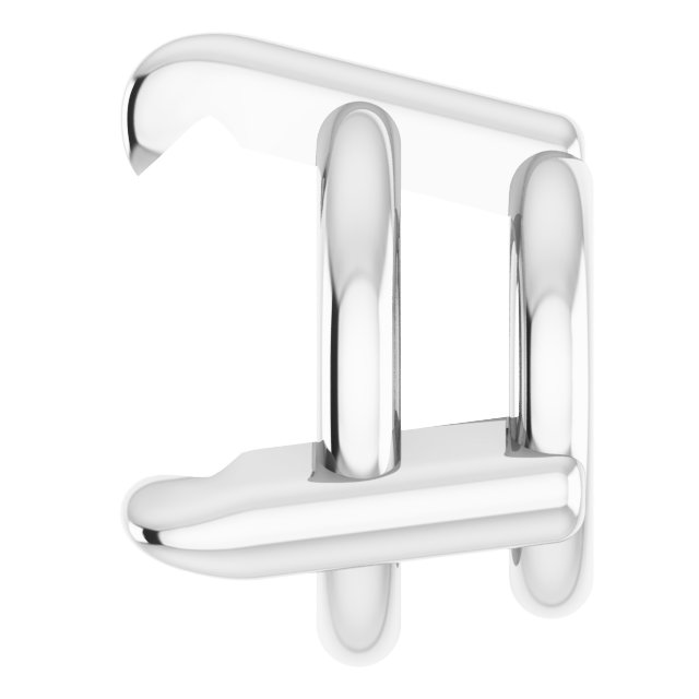 Round 3-Prong Pre-Notched Claw Earring Setting