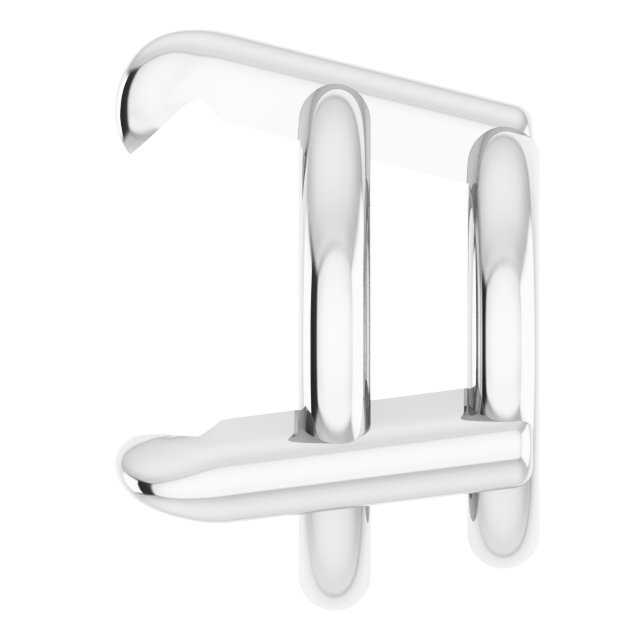 Round 3-Prong Pre-Notched Claw Earring Setting
