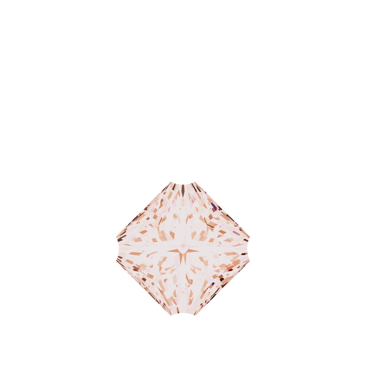Square 4-Prong Dangle