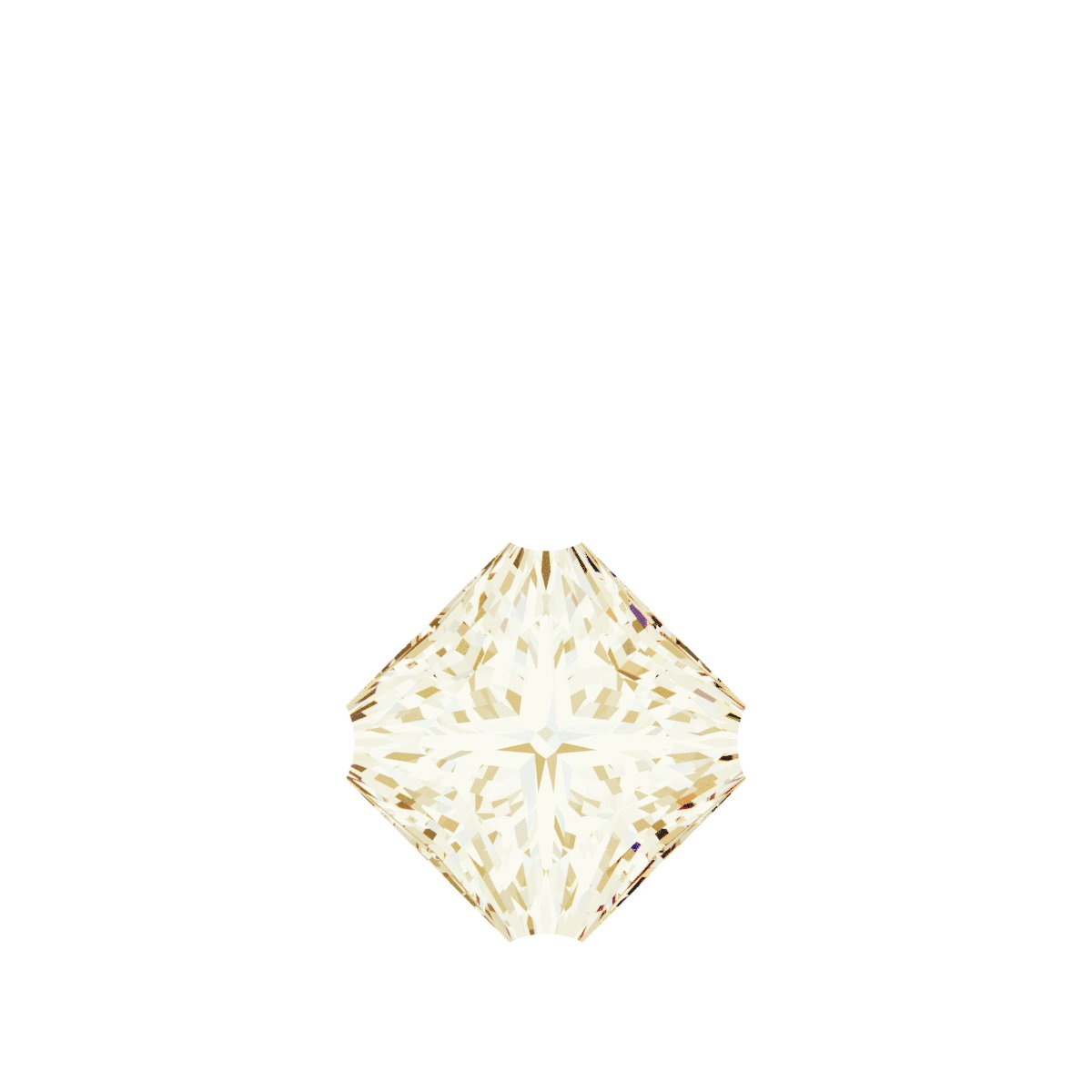 Square 4-Prong Dangle
