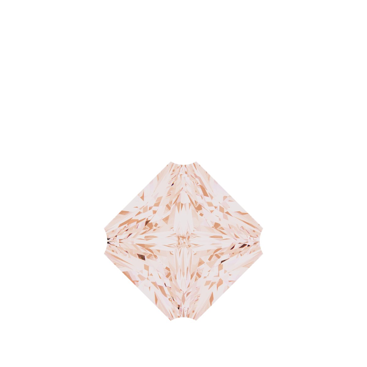 Square 4-Prong Dangle