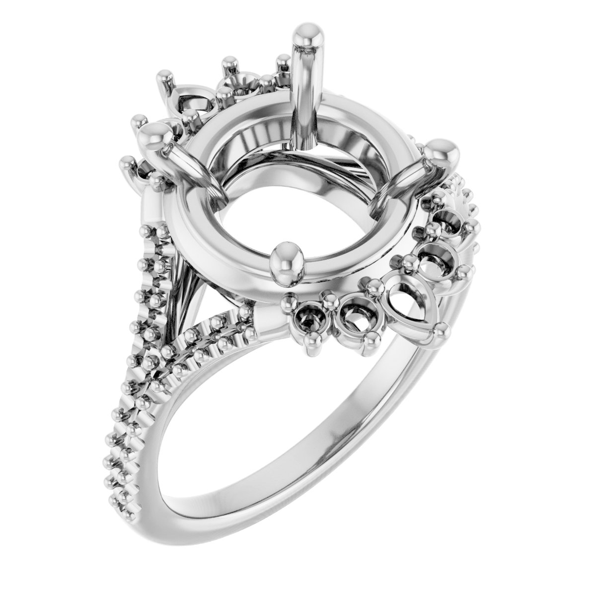 Accented Engagement Ring