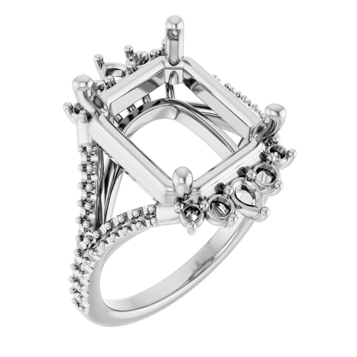 Accented Engagement Ring