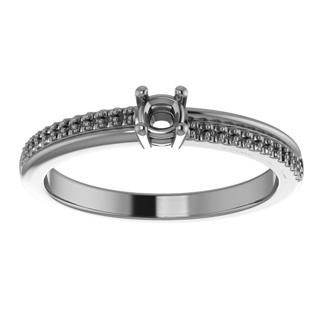 5 mm Cushion Ring Mounting view 3
