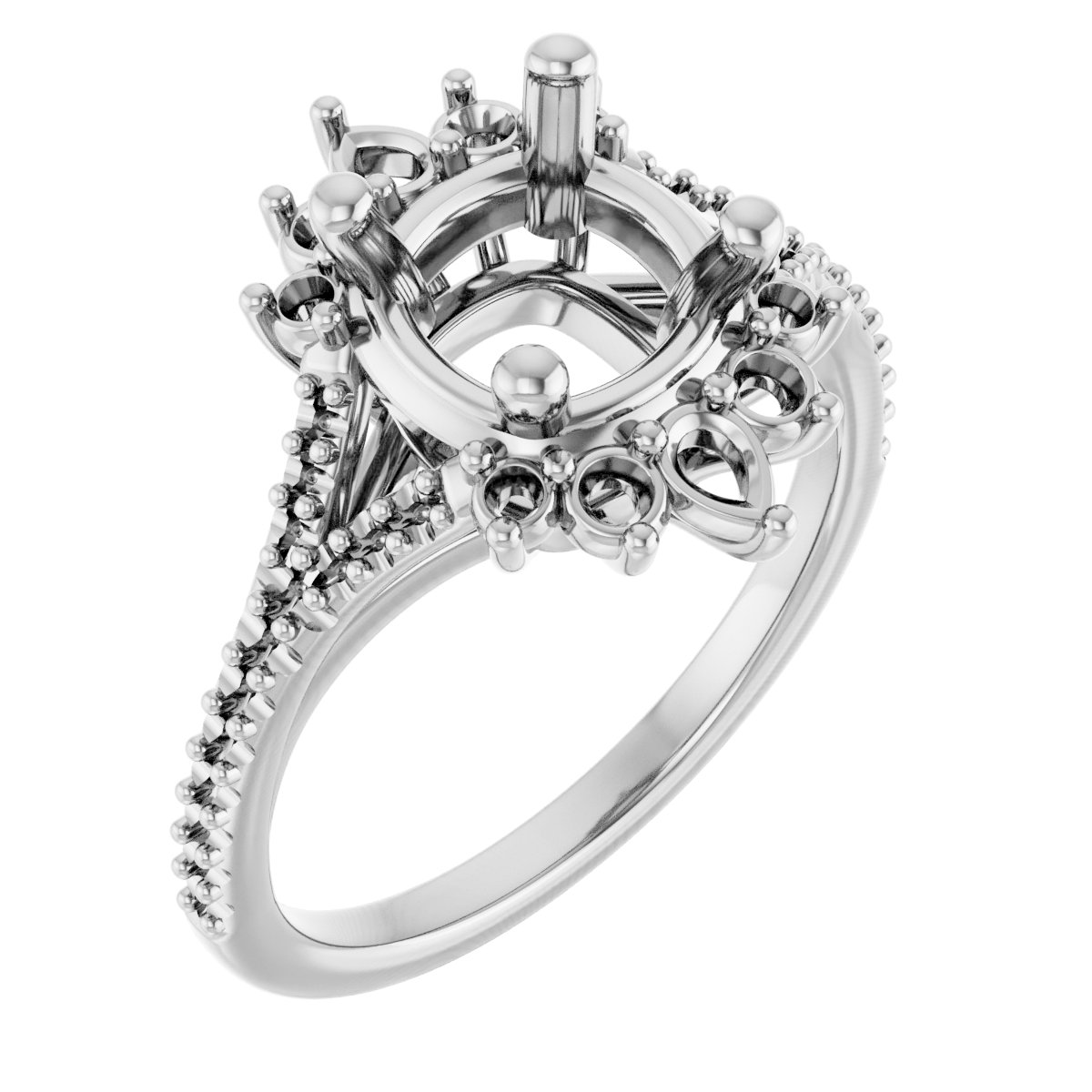 Accented Engagement Ring