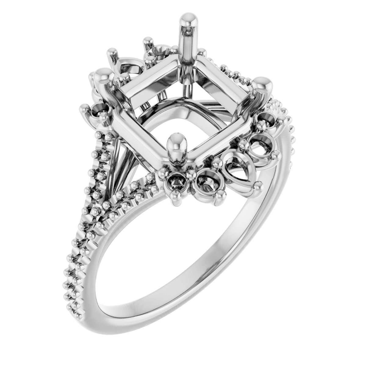 Accented Engagement Ring