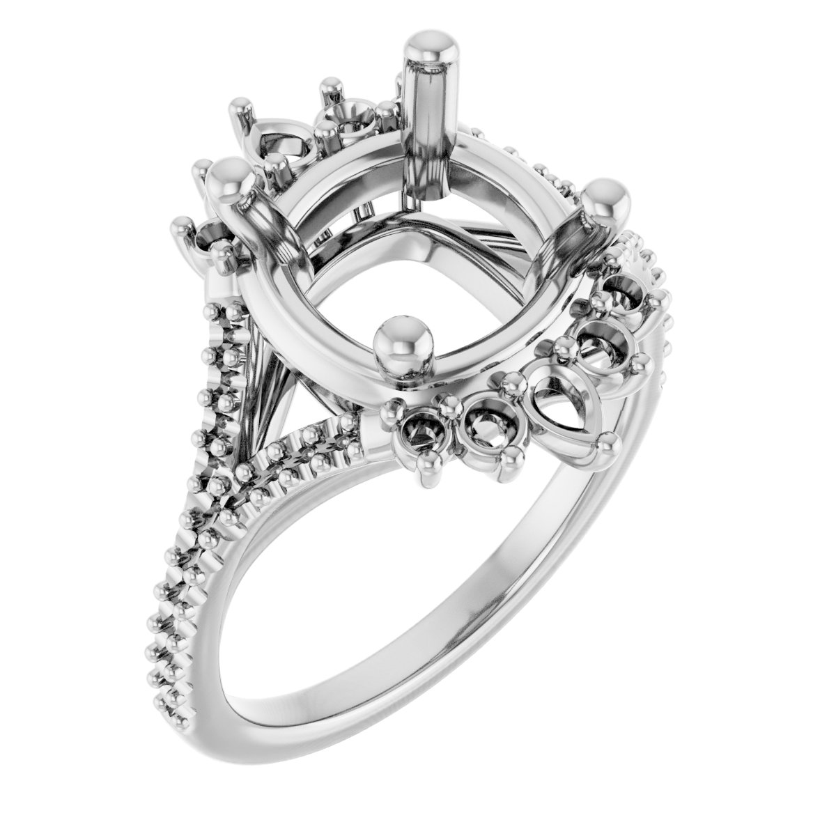 Accented Engagement Ring