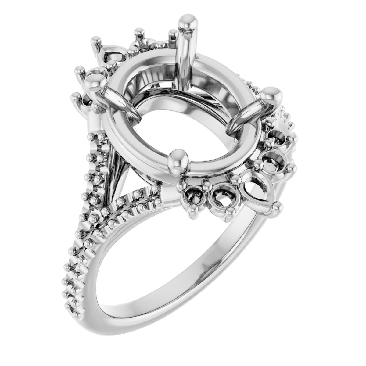Accented Engagement Ring