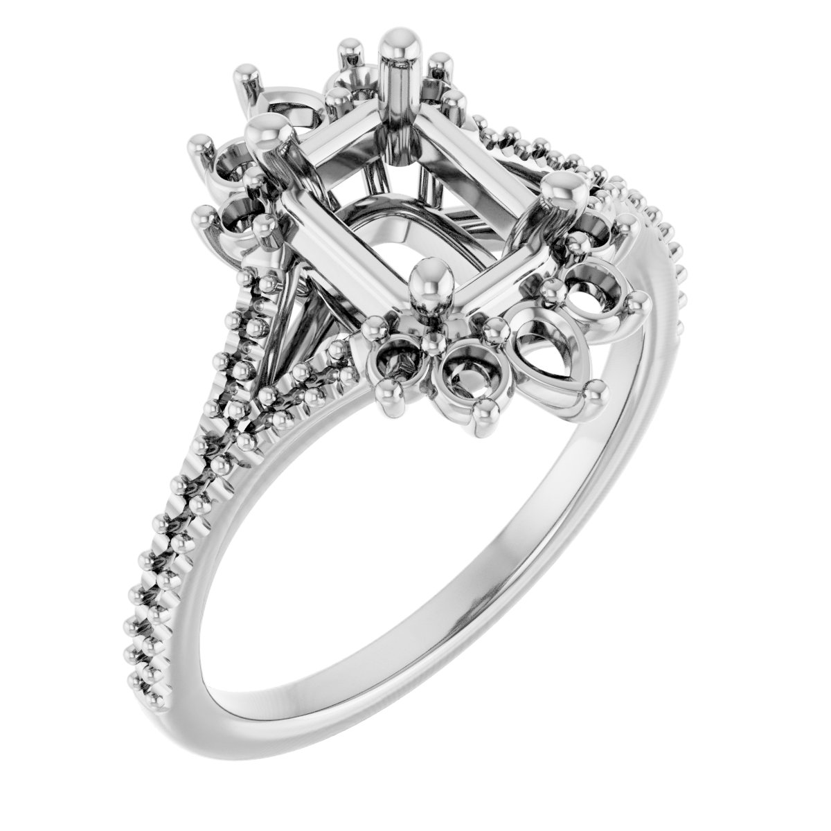 Accented Engagement Ring