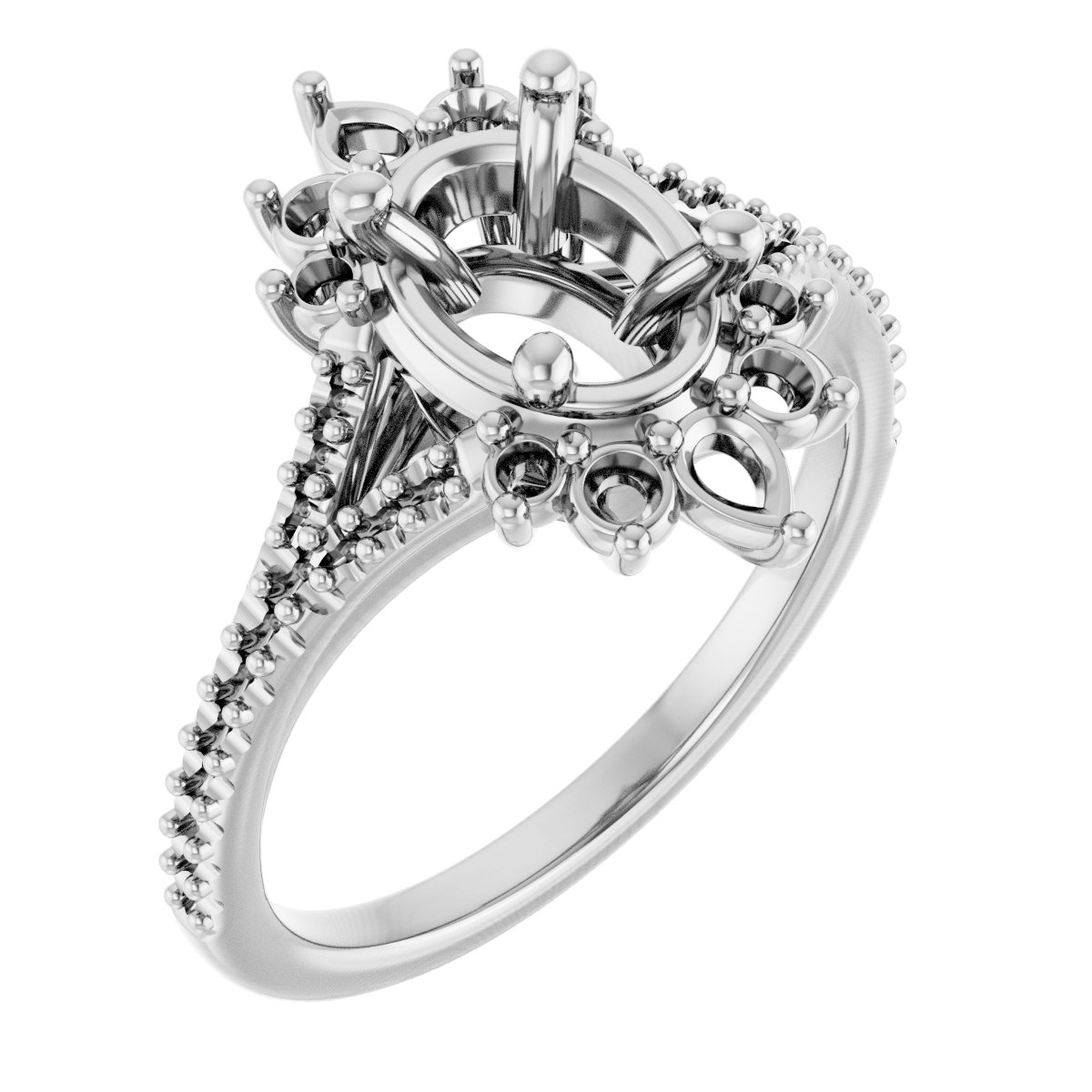 Accented Engagement Ring