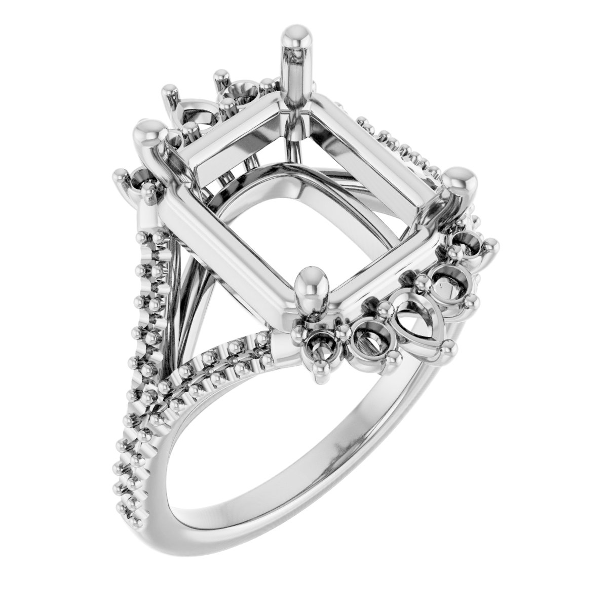 Accented Engagement Ring
