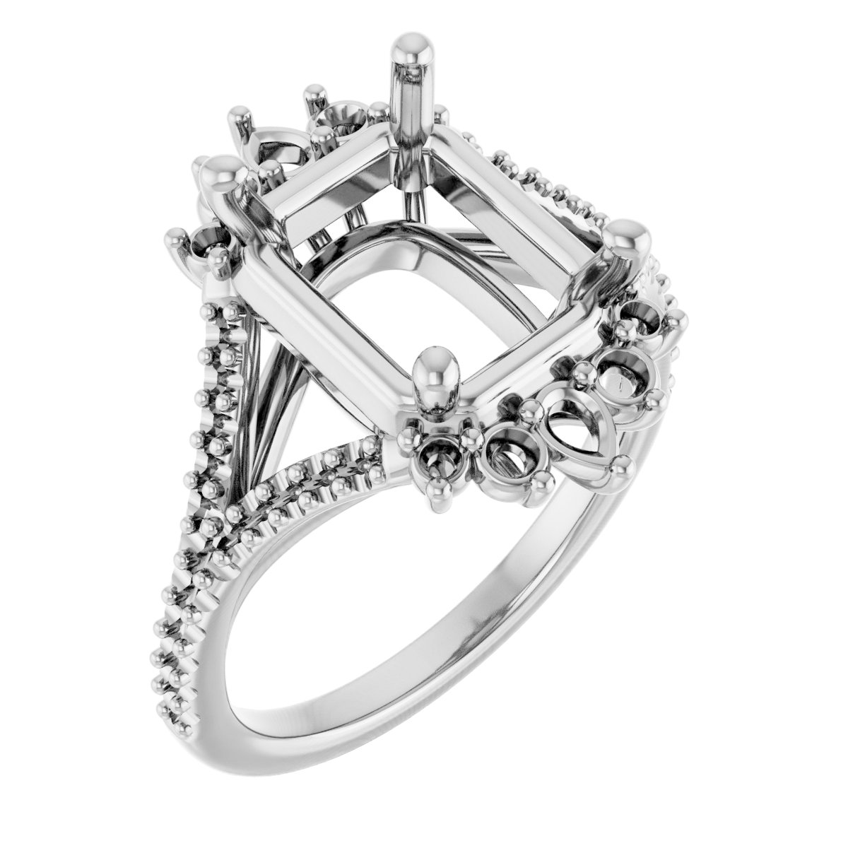 Accented Engagement Ring