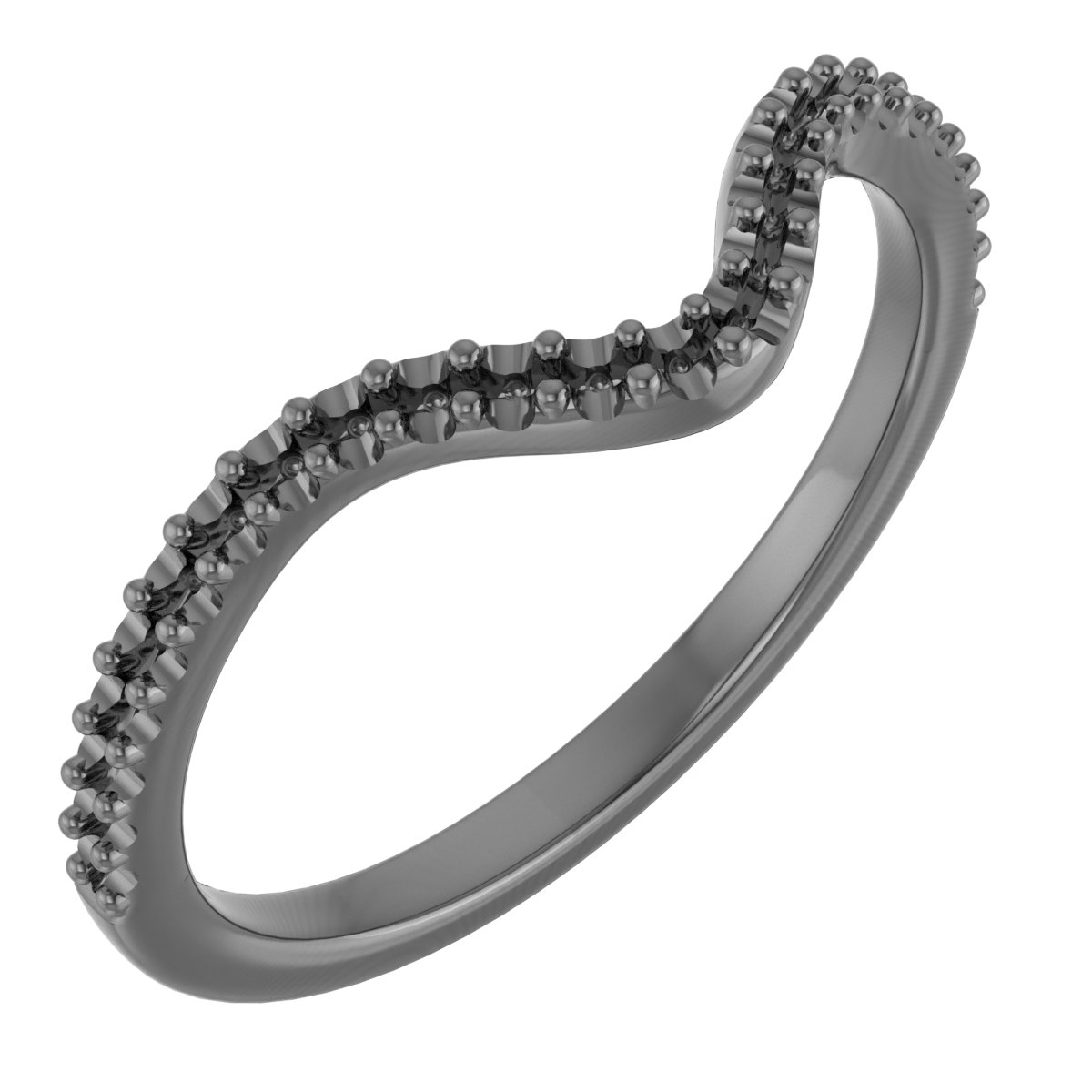 Band Mounting for 11x9 mm Emerald Ring