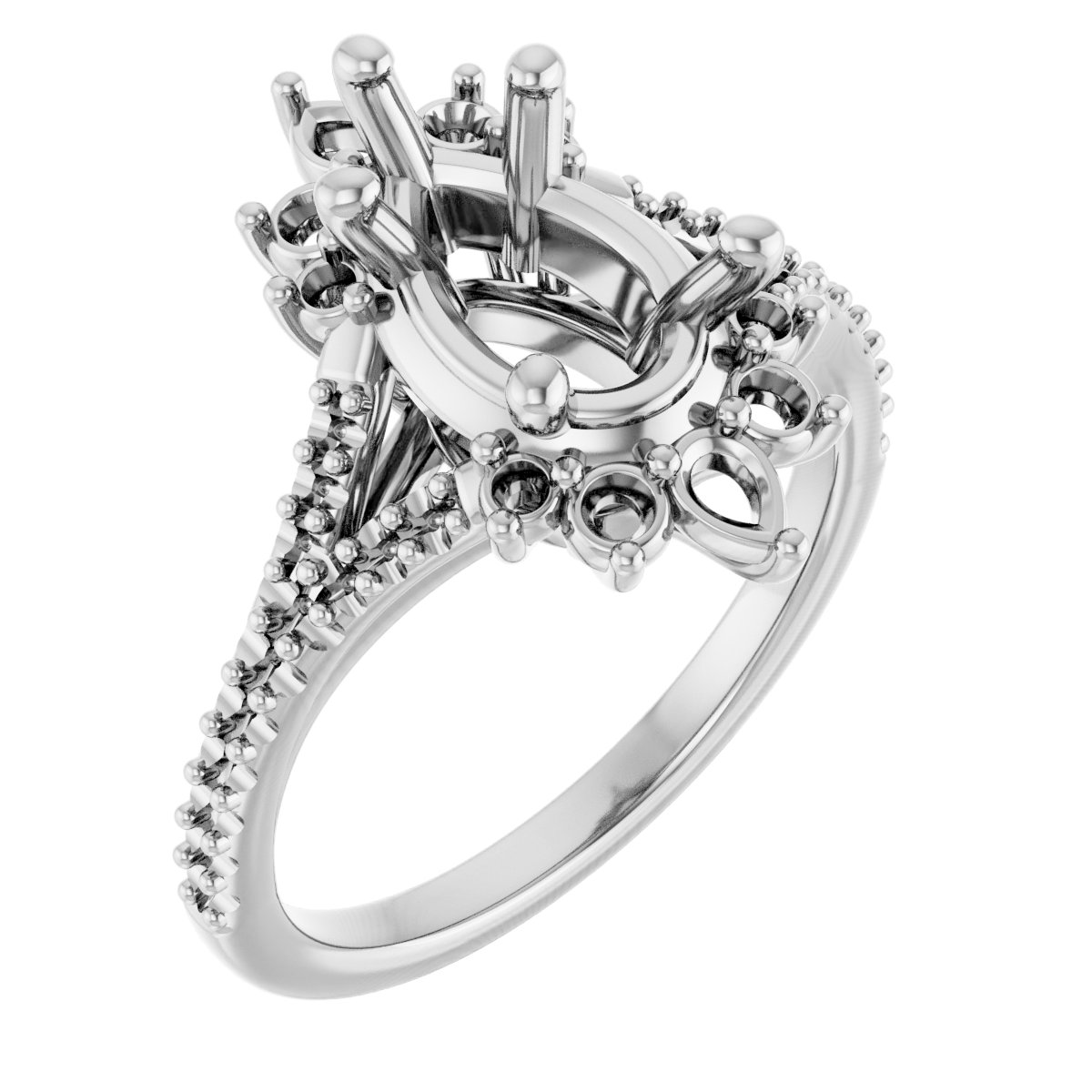 Accented Engagement Ring