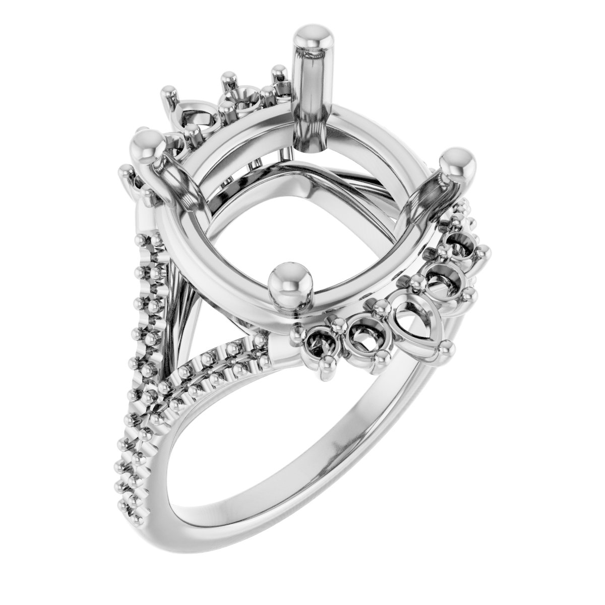 Accented Engagement Ring