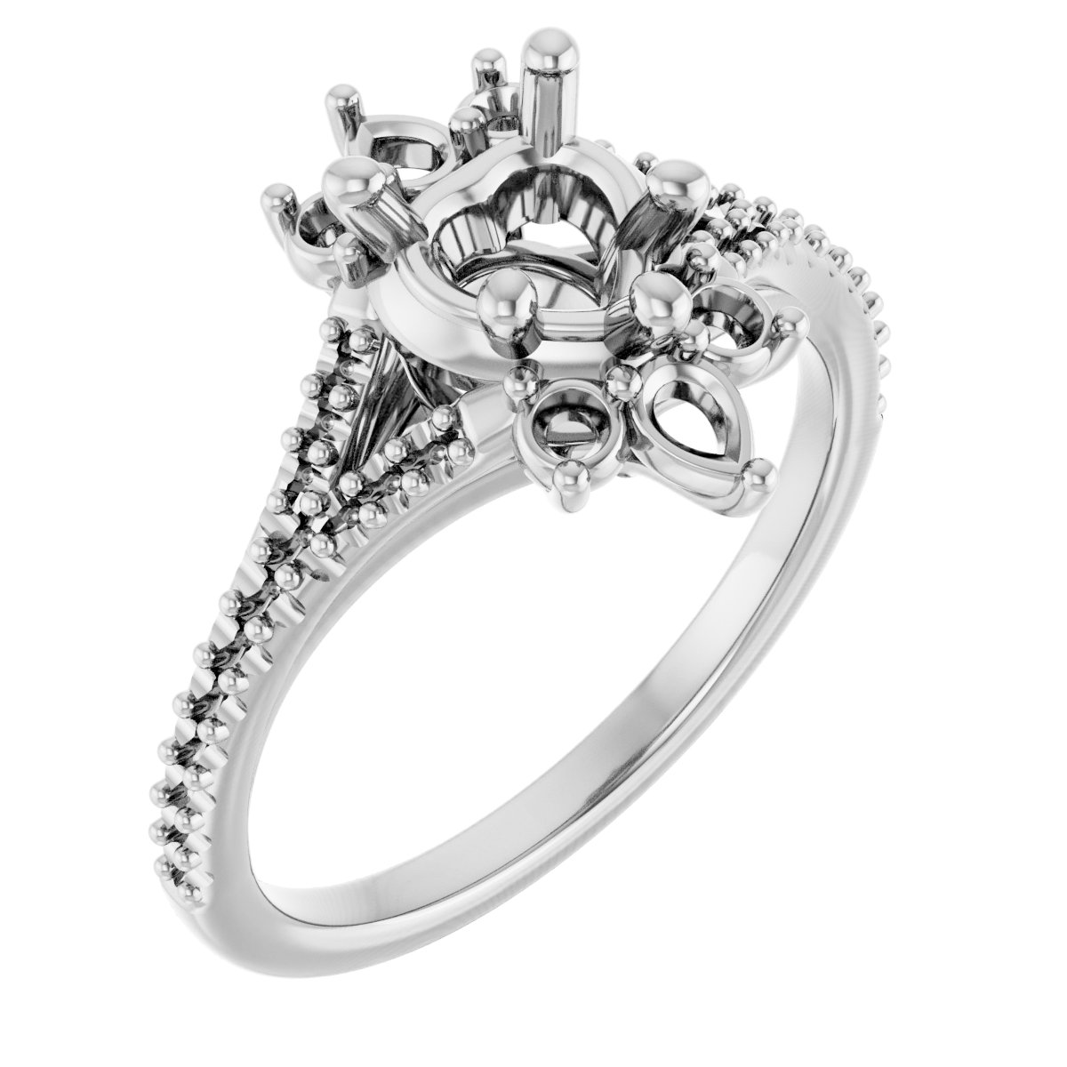 Accented Engagement Ring