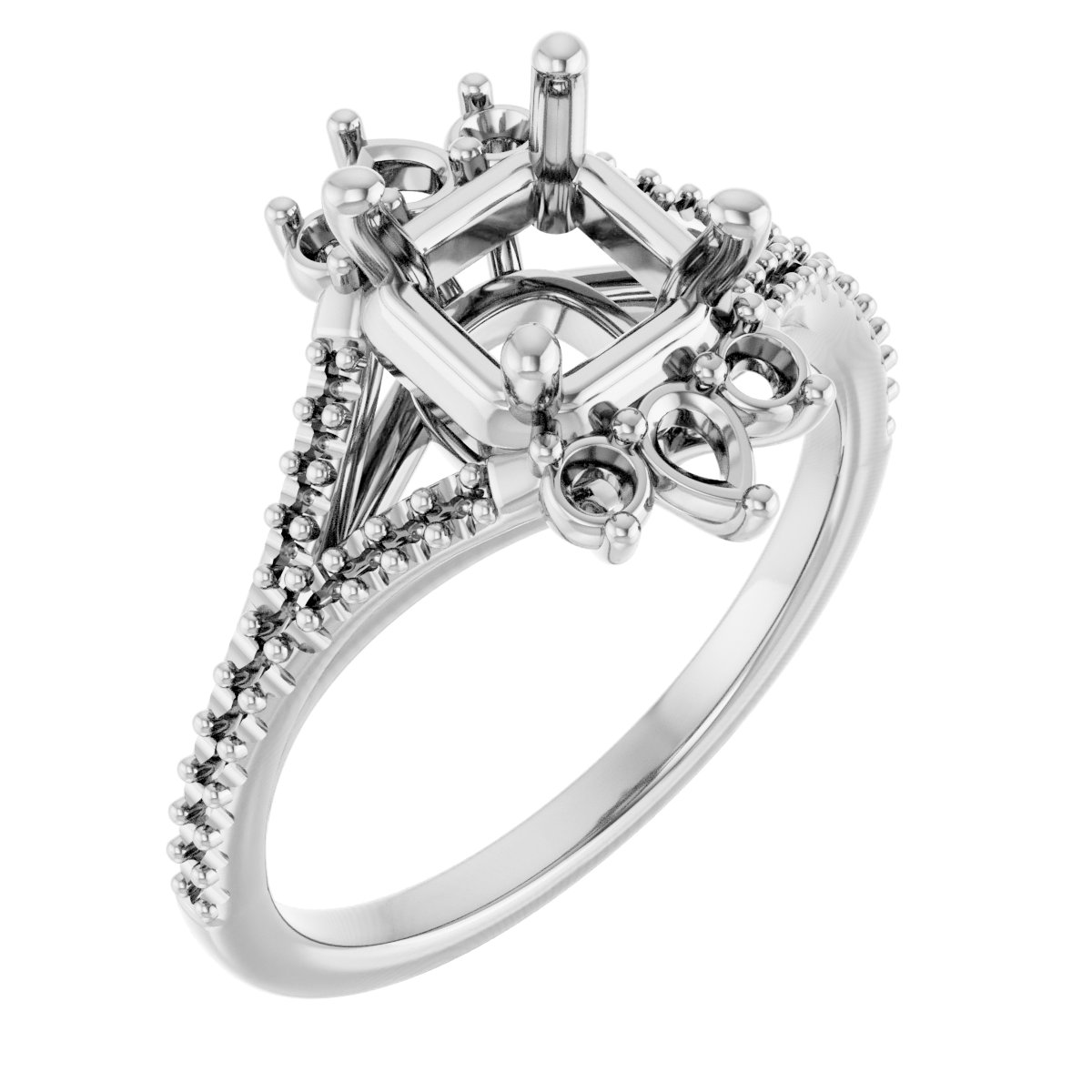 Accented Engagement Ring