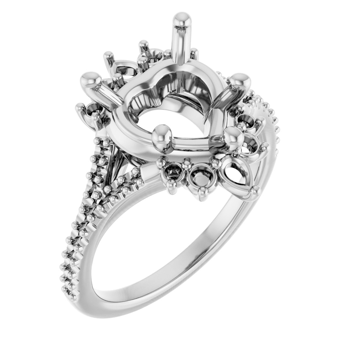 Accented Engagement Ring