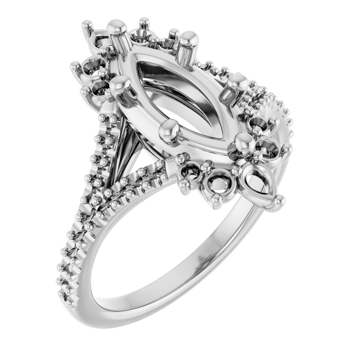 Accented Engagement Ring