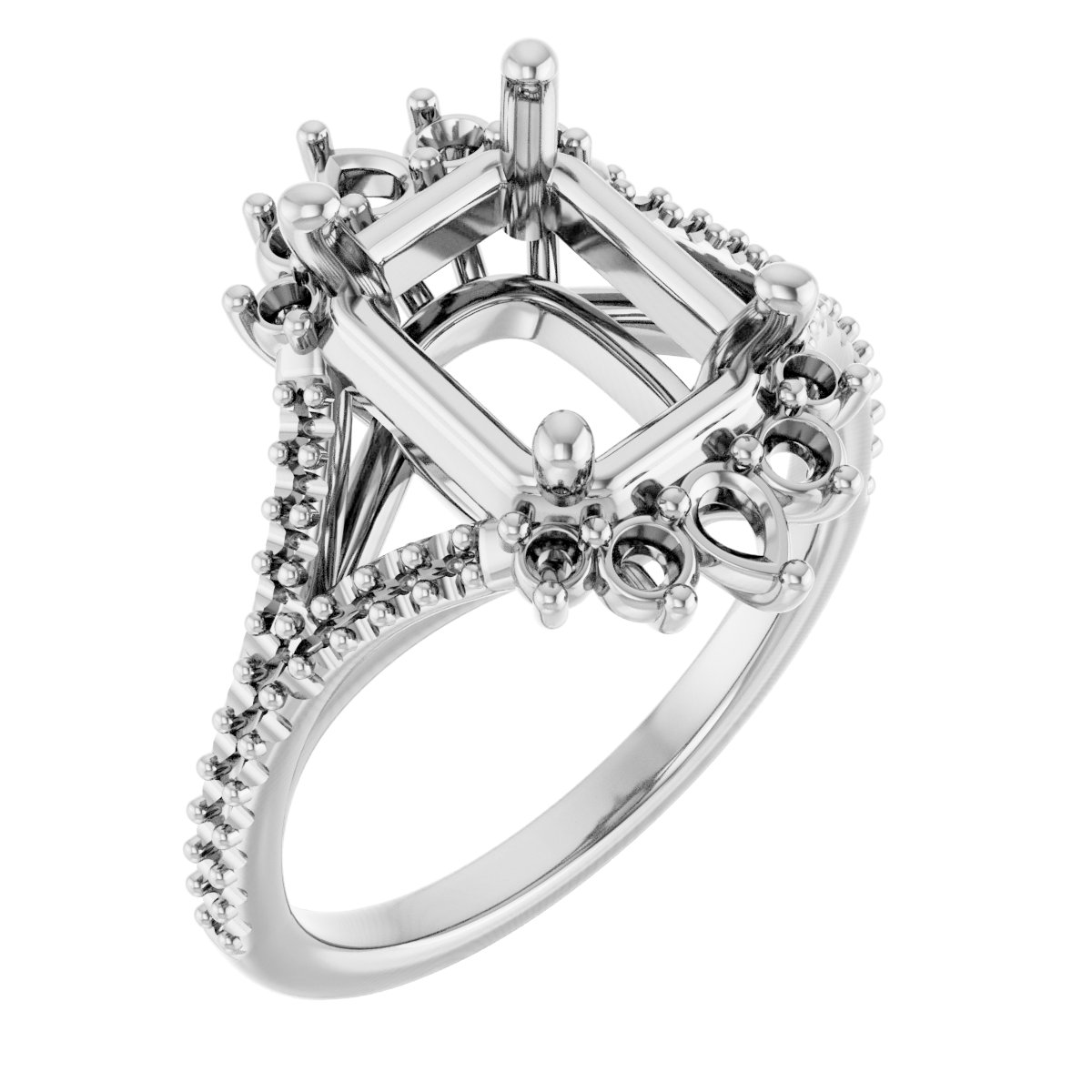 Accented Engagement Ring