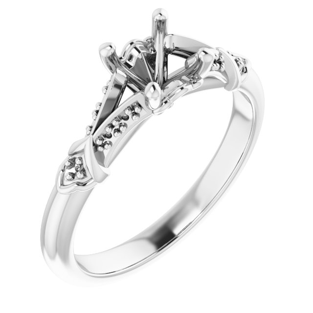 Accented Engagement Ring