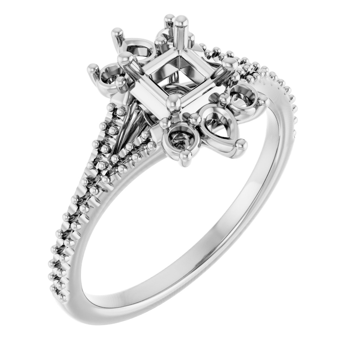 Accented Engagement Ring