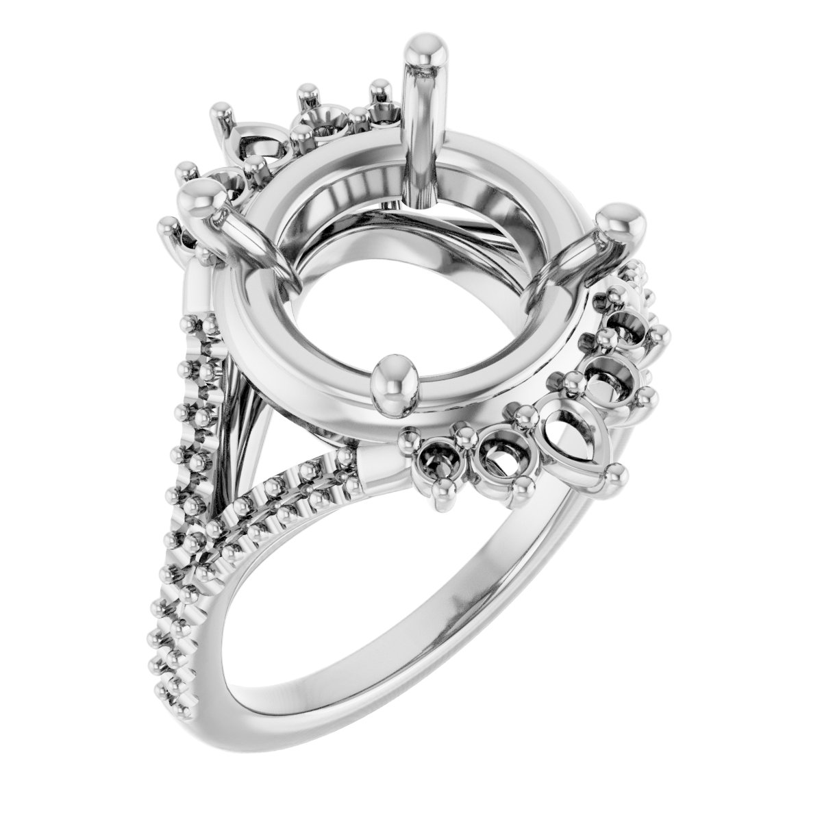 Accented Engagement Ring