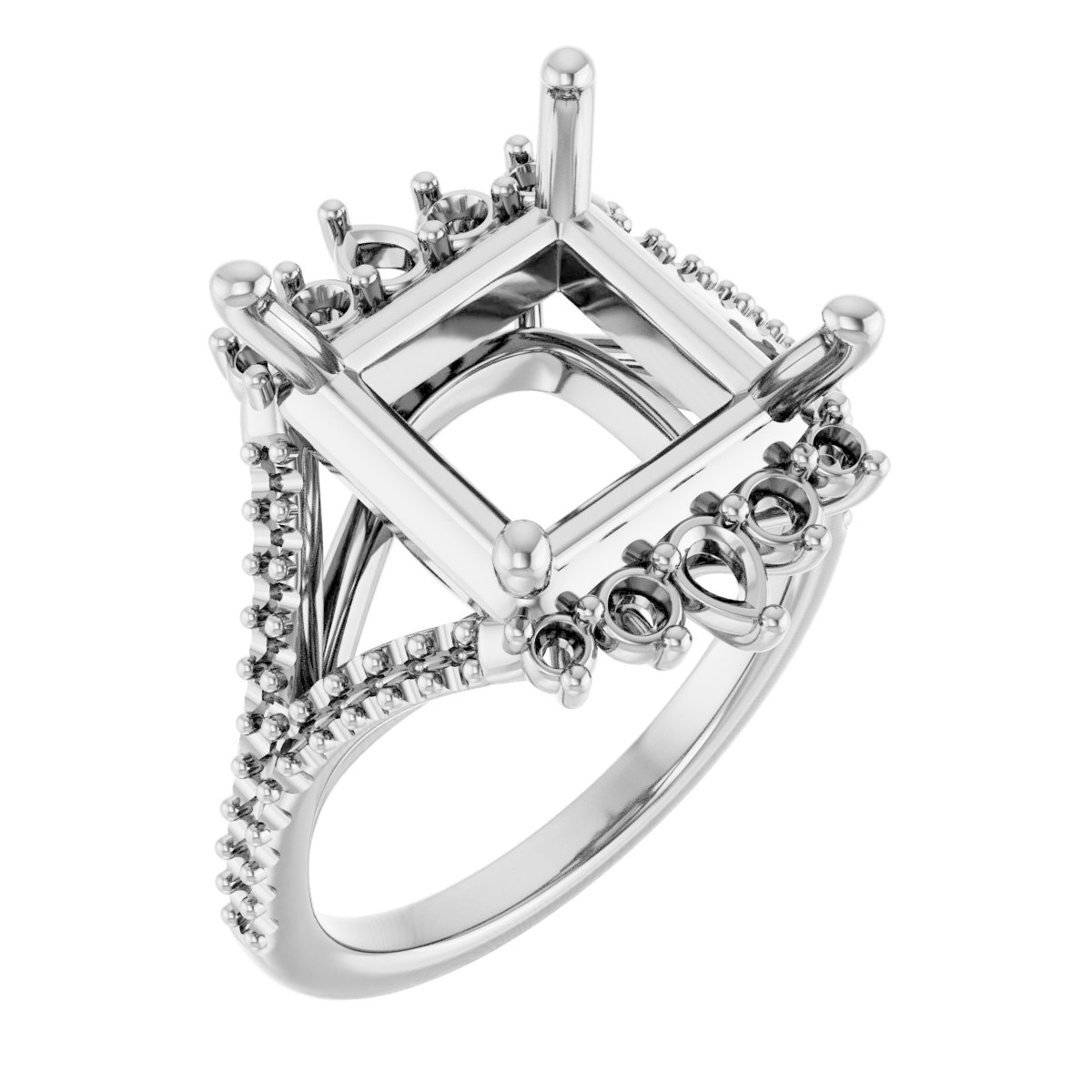 Accented Engagement Ring