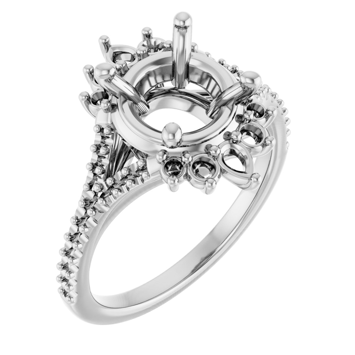 Accented Engagement Ring