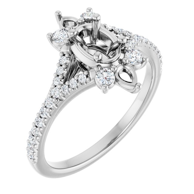 14k White Gold