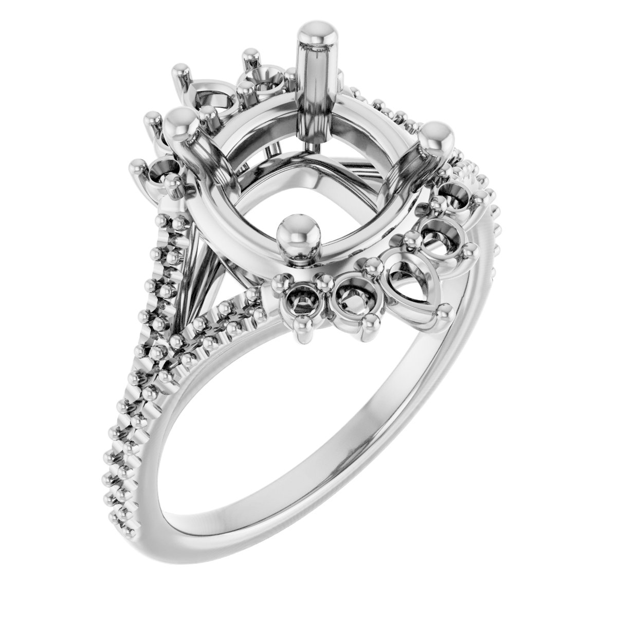 Accented Engagement Ring