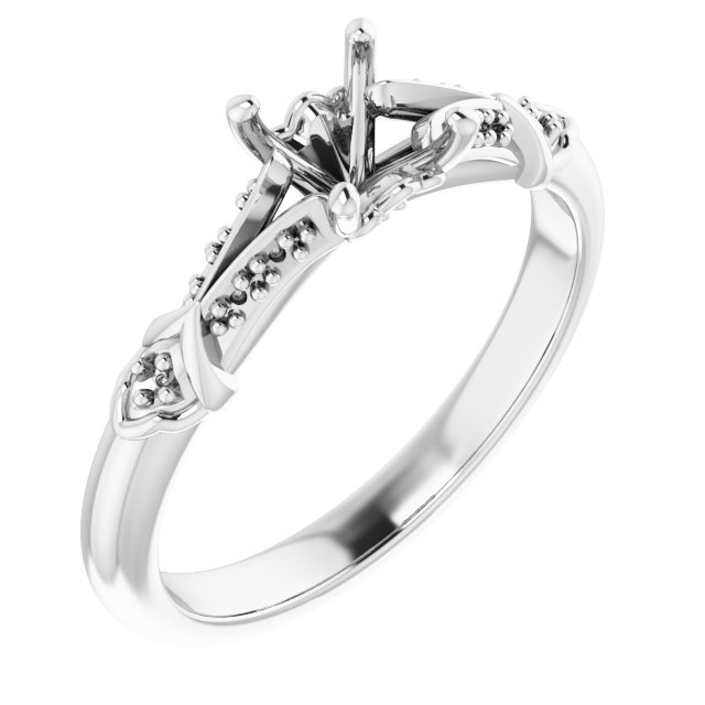 Accented Engagement Ring