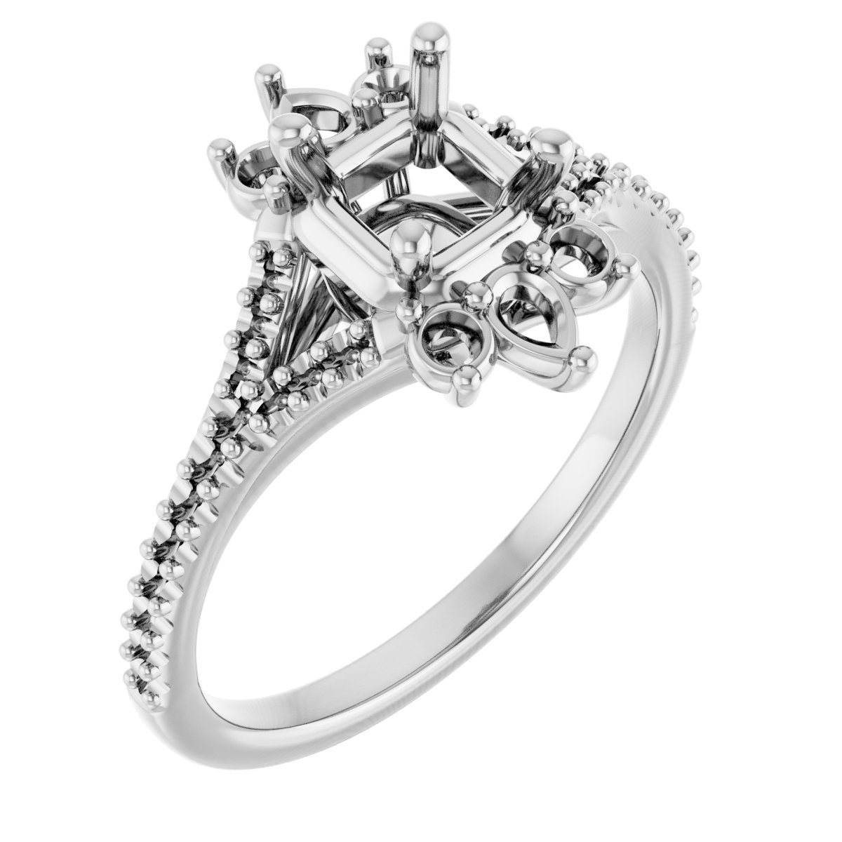 Accented Engagement Ring