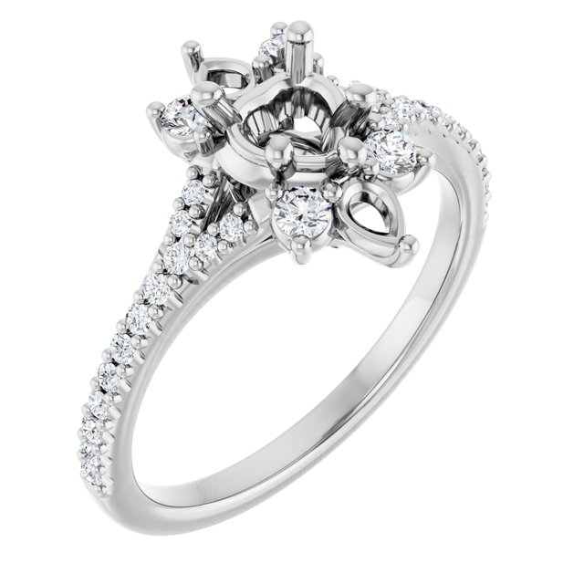 14k White Gold