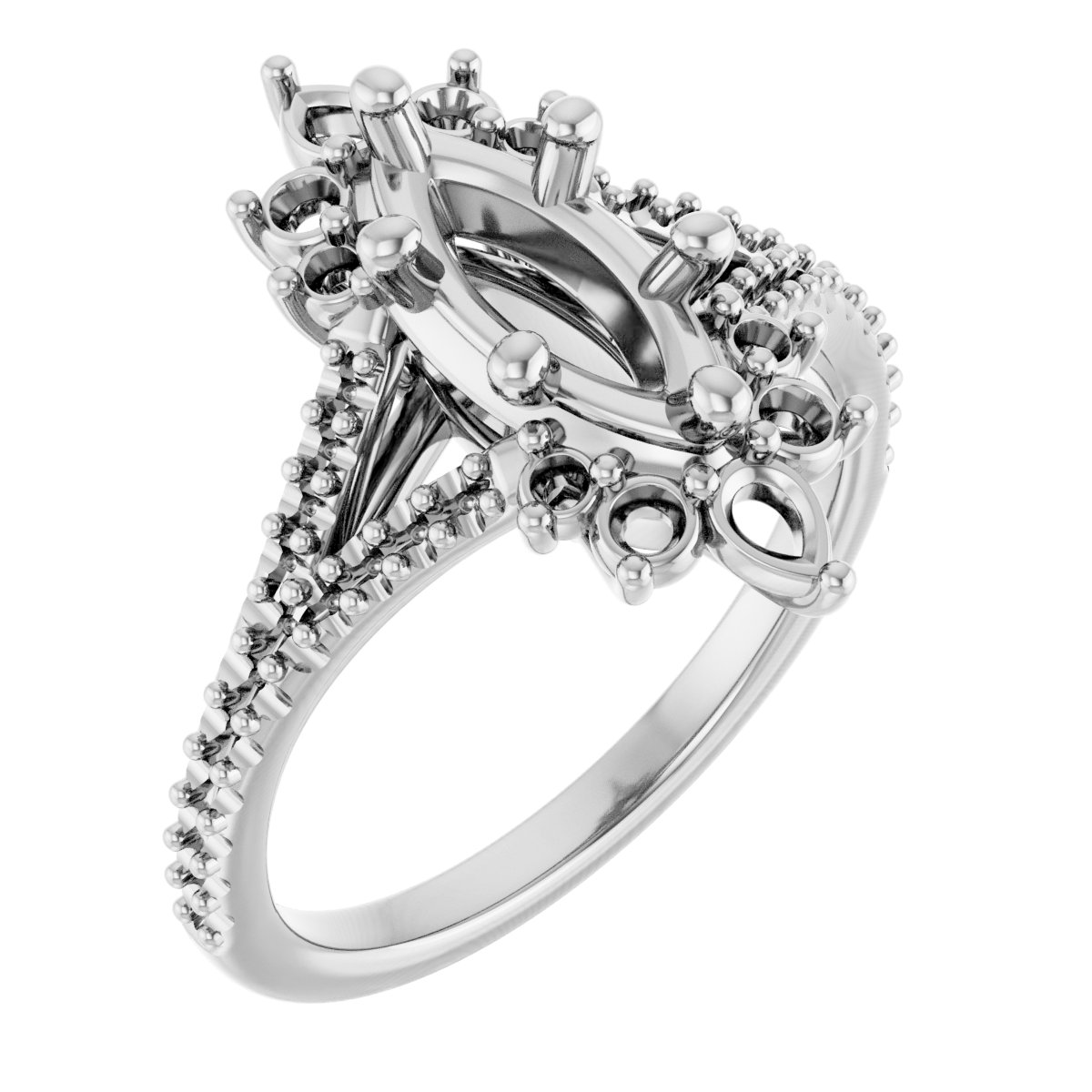 Accented Engagement Ring