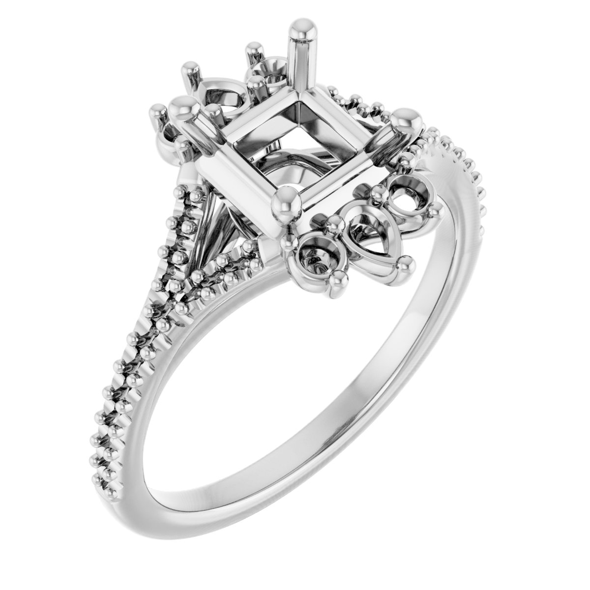 Accented Engagement Ring