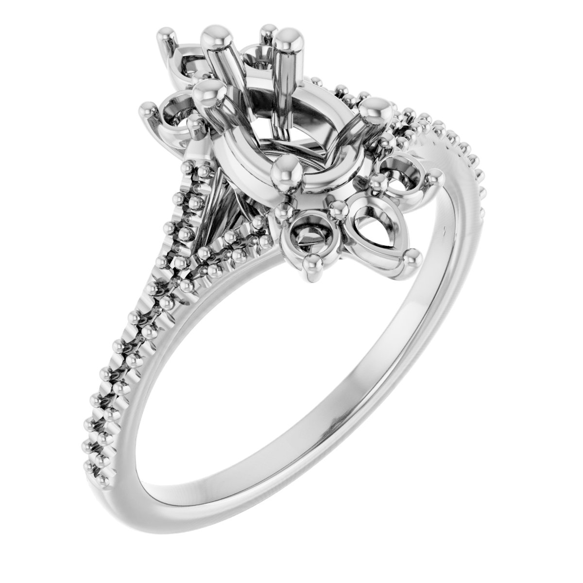 Accented Engagement Ring