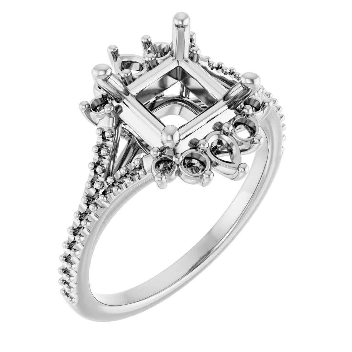 Accented Engagement Ring