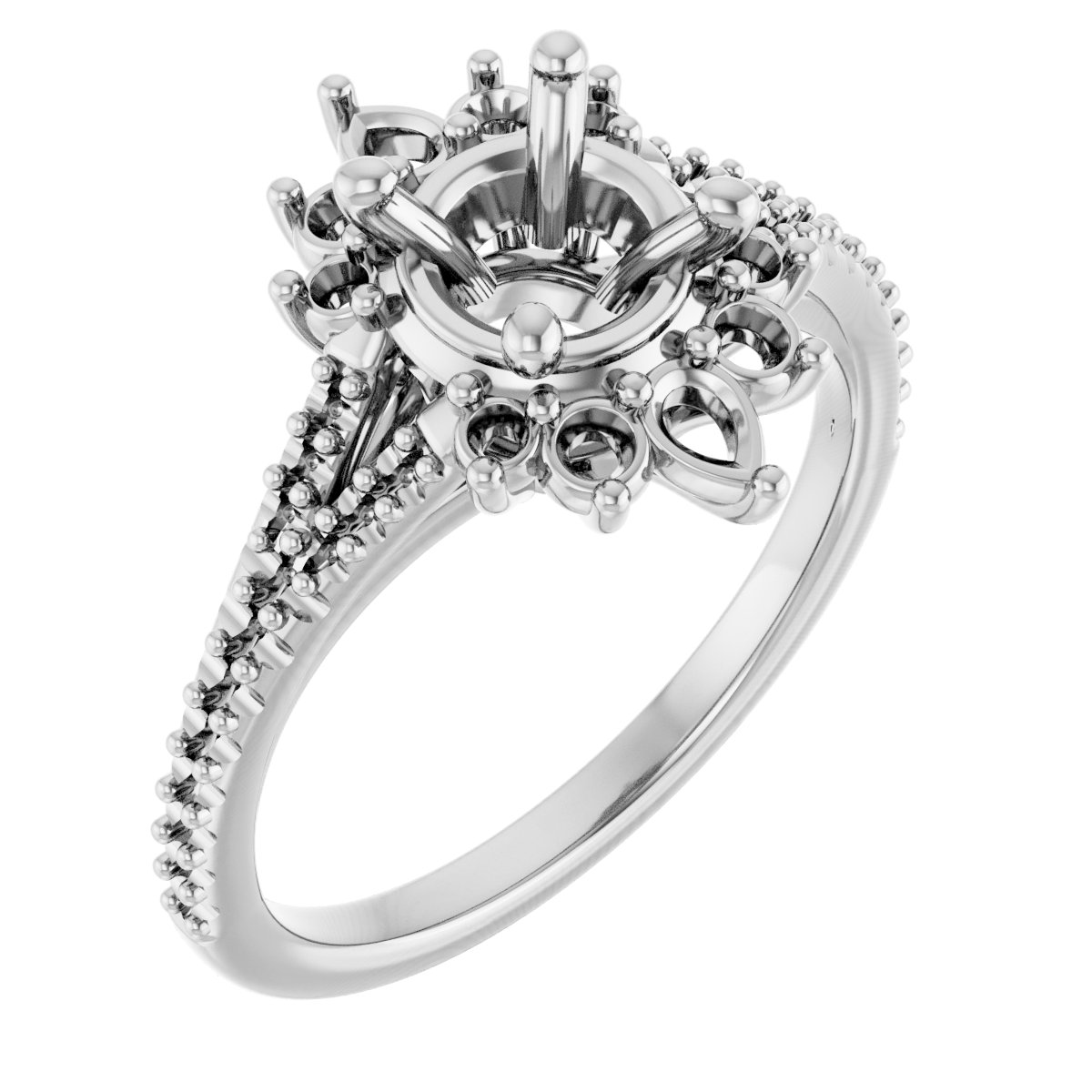 Accented Engagement Ring