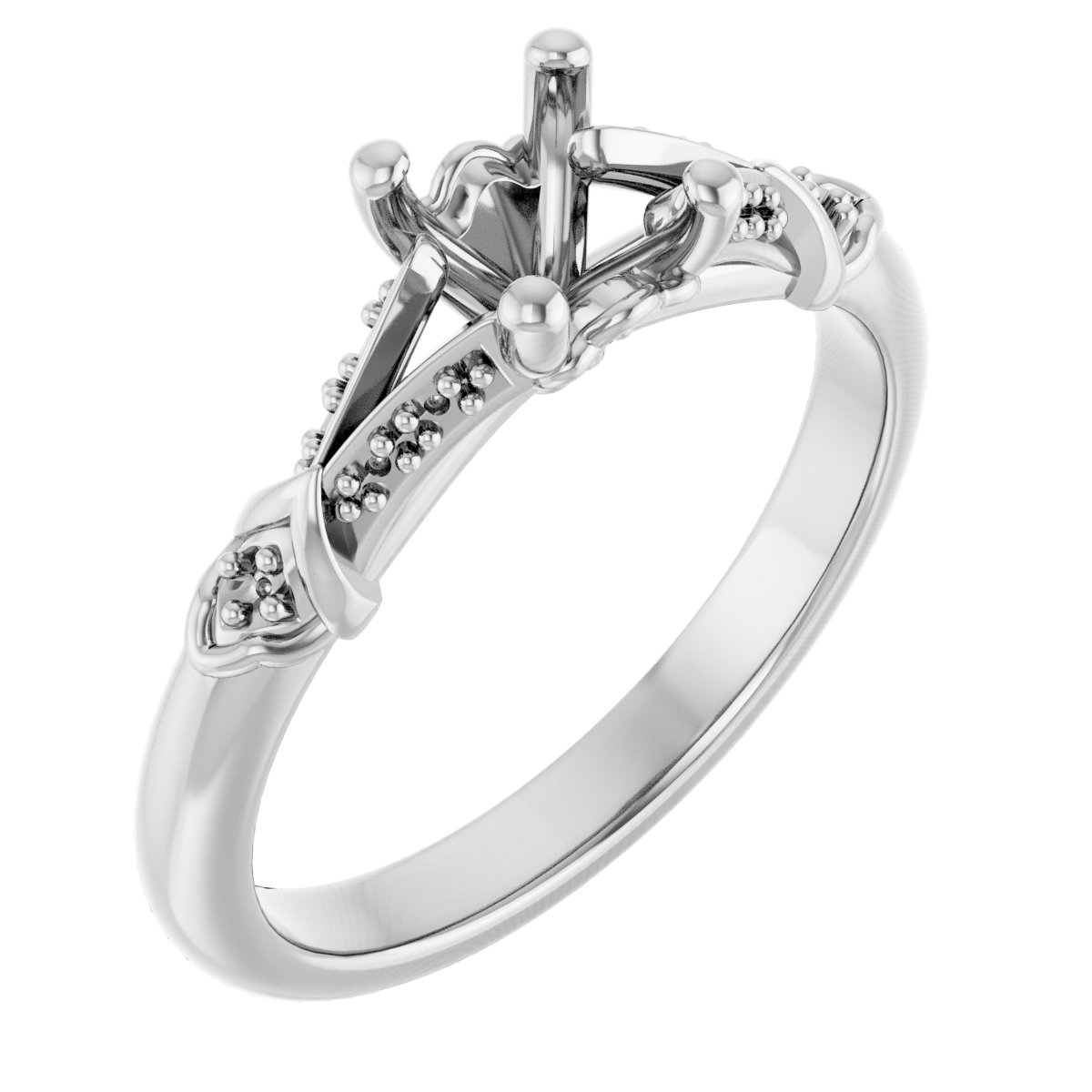 Accented Engagement Ring