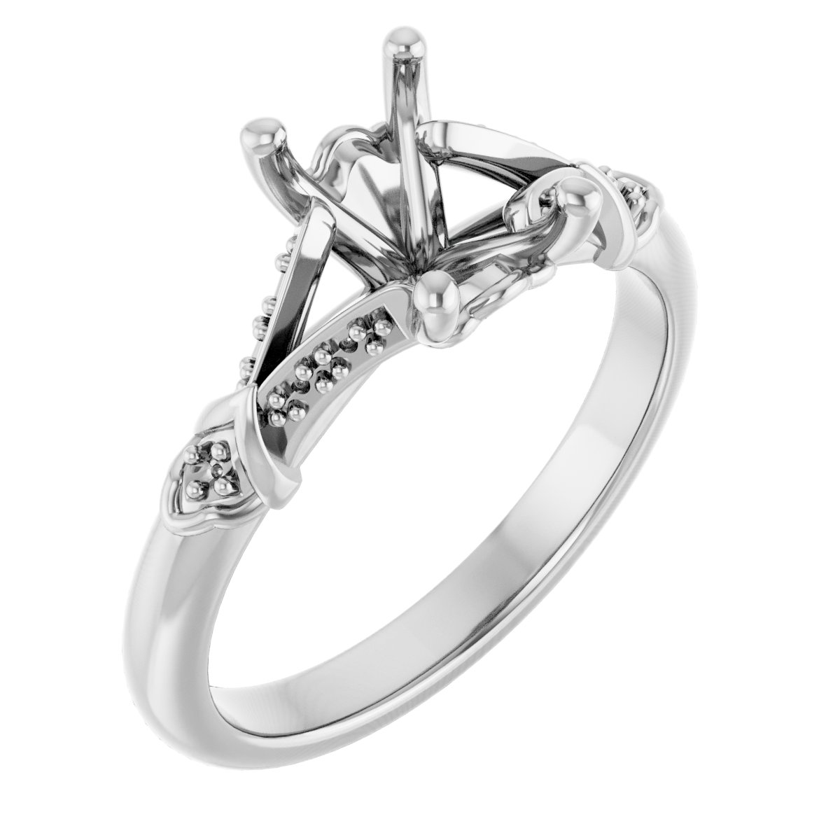 Accented Engagement Ring
